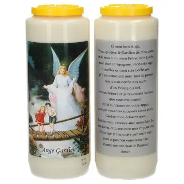 9 days candle / white / guardian angel / prayer