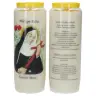 Noveenkaars / wit / H Rita + gebed FR - NL