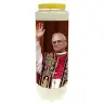 9 days candle / white / Pope Leo XIV