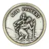 Car magnet St Christopher 23 mm Be Cautious