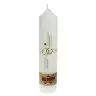 Wedding candle 265 x 60 mm alliances / hearts