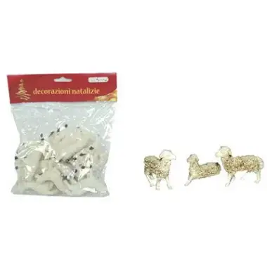 Set van 12 Schaapjes - 7 X 6 cm