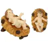 Enfant-Jesus 11 Cm + Berceau
