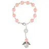 Rosary Angel Grain Crystal Rose