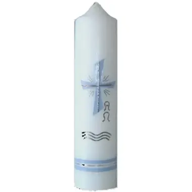 Cierge de Baptême - 265 X 60 mm