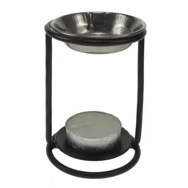 Wierookbrander - H 10 cm - Vernikkeld