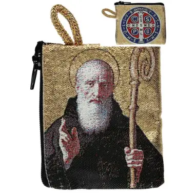 Case Rosary 6.6 X 7.2 cm S Benedict