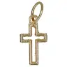 Croix ajourée - 15 mm - Métal doré