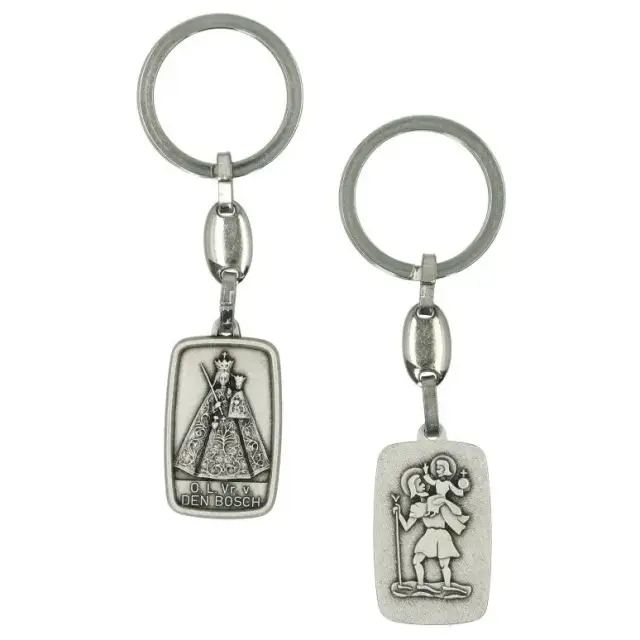 key ring OLV V.D. Bosch / St. Christopherr 33 x 21 mm