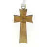 Croix d'aube en bois d'olivier - 33 x 18 mm
