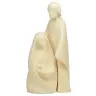 Wood Sculpte Ste Family 12 cm Ash 2 Pieces