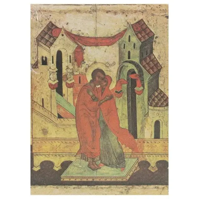 Icône 10 X 7 cm - Anna et Joachim