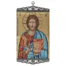 Icône - Tissu 20 X 38 cm - Pantocrator