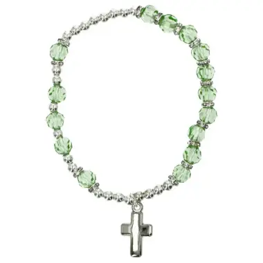 Elastic bracelet glass