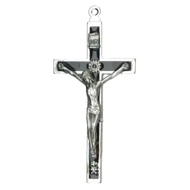 Croix de Bonne Mort - 11 cm - Email Noir