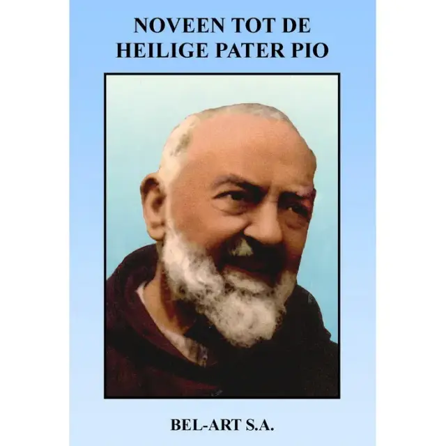 Book Noveen tot Heilige Pater Pio text in Dutch
