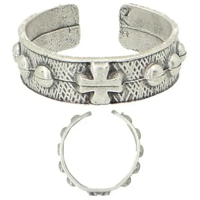 Bague-Dizainier Diam ajustable 15 mm Largeur 5 mm Métal Argenté