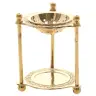 Brûle-Encens pour chauffe-plats - Laiton doré 10 x 7 cm
