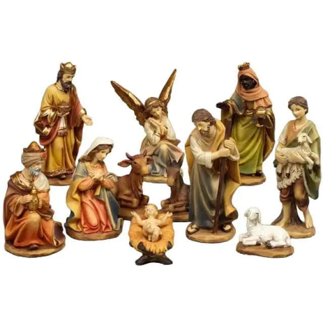 Christmas crib figures 11 figurines 15cm