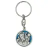 key ring Saint Christopher Email blue