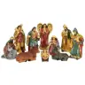 Kerstgroep van 11 figuren - 09 cm