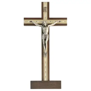Croix sur base 22 X 8 cm Bois