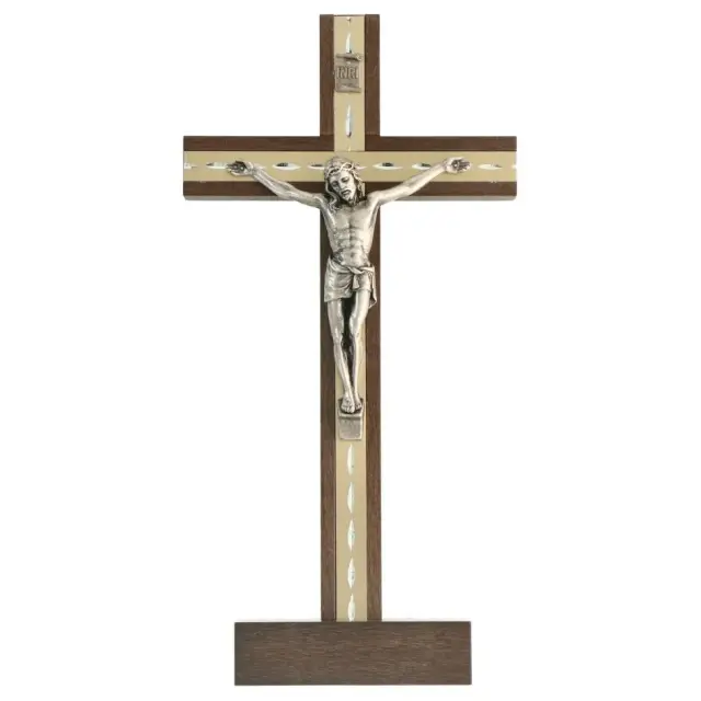 Croix sur base 22 X 8 cm Bois