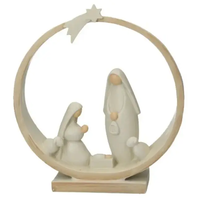 Nativité moderne de 21 cm