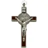 Sint-Benedictuskruis - 8 X 4 cm - Bruin