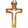 Croix s/cordon - 40 mm - Bois d'olivier