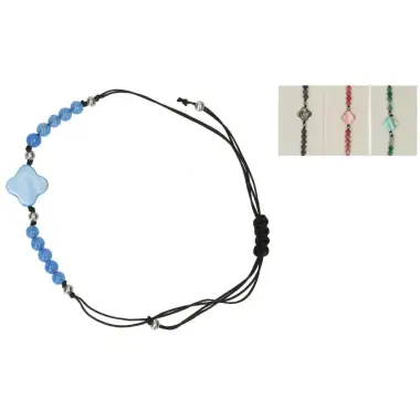 Armband/koord - tientje- parelmoer