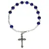 single Single decade rosary rosary bracelet lapis lazuli