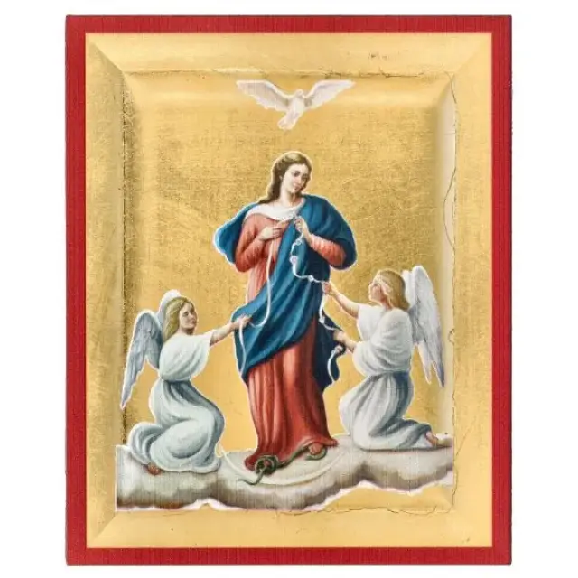 Icon 13 X 11 cm our Lady undoer of knots