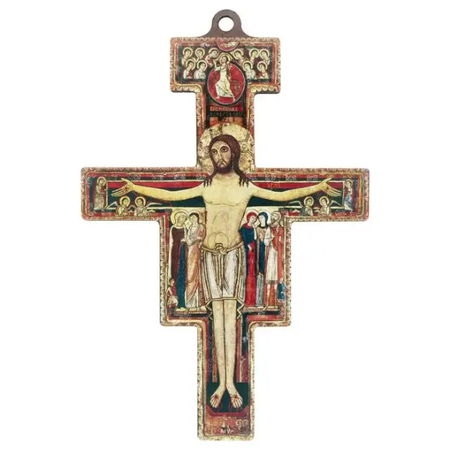 Croix St Damien - 18 X 12 cm