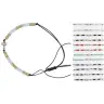 Bracelet sur corde coul assort avec croix strass