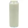 Neuvaine en verre / blanc / sans effigie