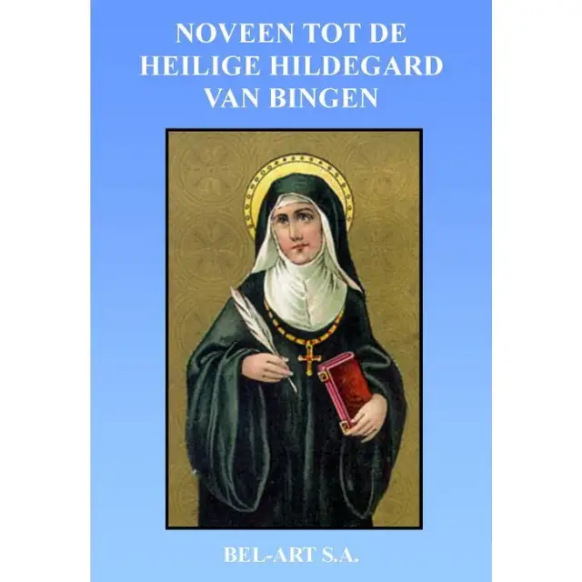 Book Noveen tot Heilige Hildegard van Bingen text in Dutch