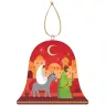 Christmas tree decoration in the shape of a red bell