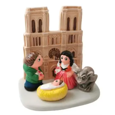 Crèche de Noël en terre cuite - "Crèche du monde" Paris