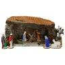 Provencaal santon : set van 11 figuren + stal