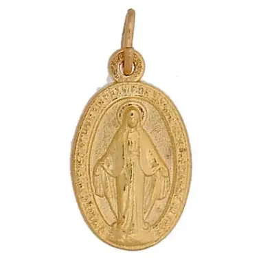 Medaille 17 mm Ov - Wonderbare - Verguld