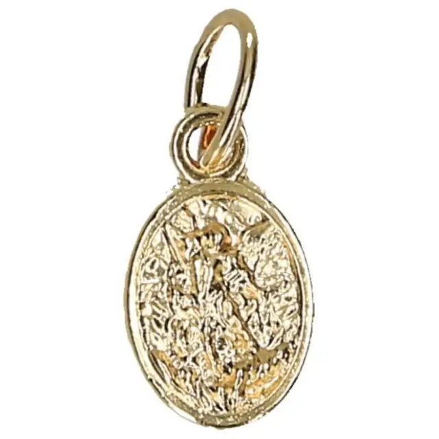 Medaille 10 mm OV - H Michael / Engel bewaarder - Metaal verguld