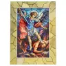 Saint Michael glass frame 17 x 24 cm