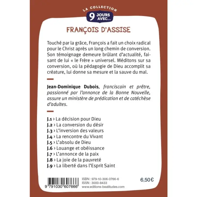 9 Jours avec François D’Assise - Libre dans l'Esprit Saint