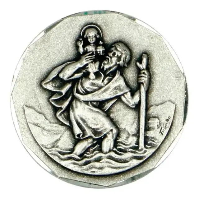 Car magnet St Christopher 26mm