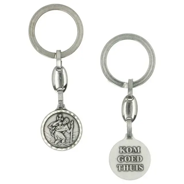 Porte-Clefs - St Christophe / Kom goed thuis - 23 mm
