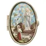 Pillendoosje - Verschijning Lourdes - Mozaiek - Ov52x36 mm