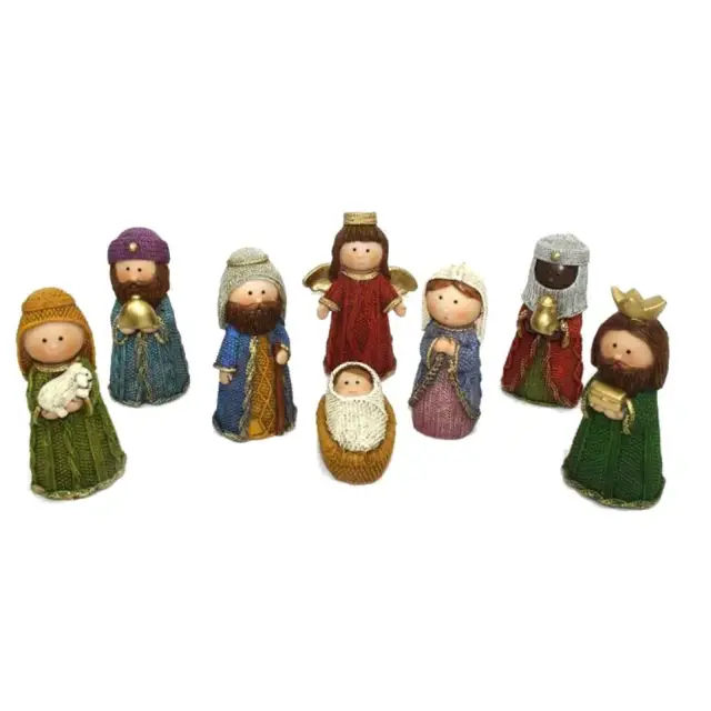Christmas crib characters 8 figures 12cm