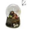 Snowball Nativite Heilige 6 cm diam 4.5 Cm