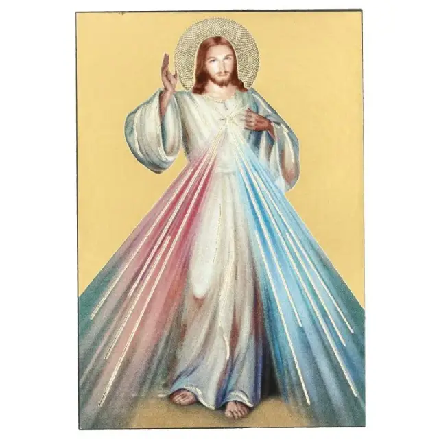 Icon 9.5 X 6.3 cm Merciful Christ